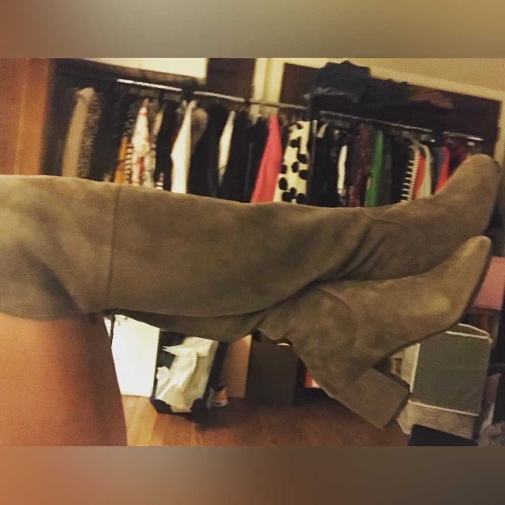 Cole Haan Taupe High Boots